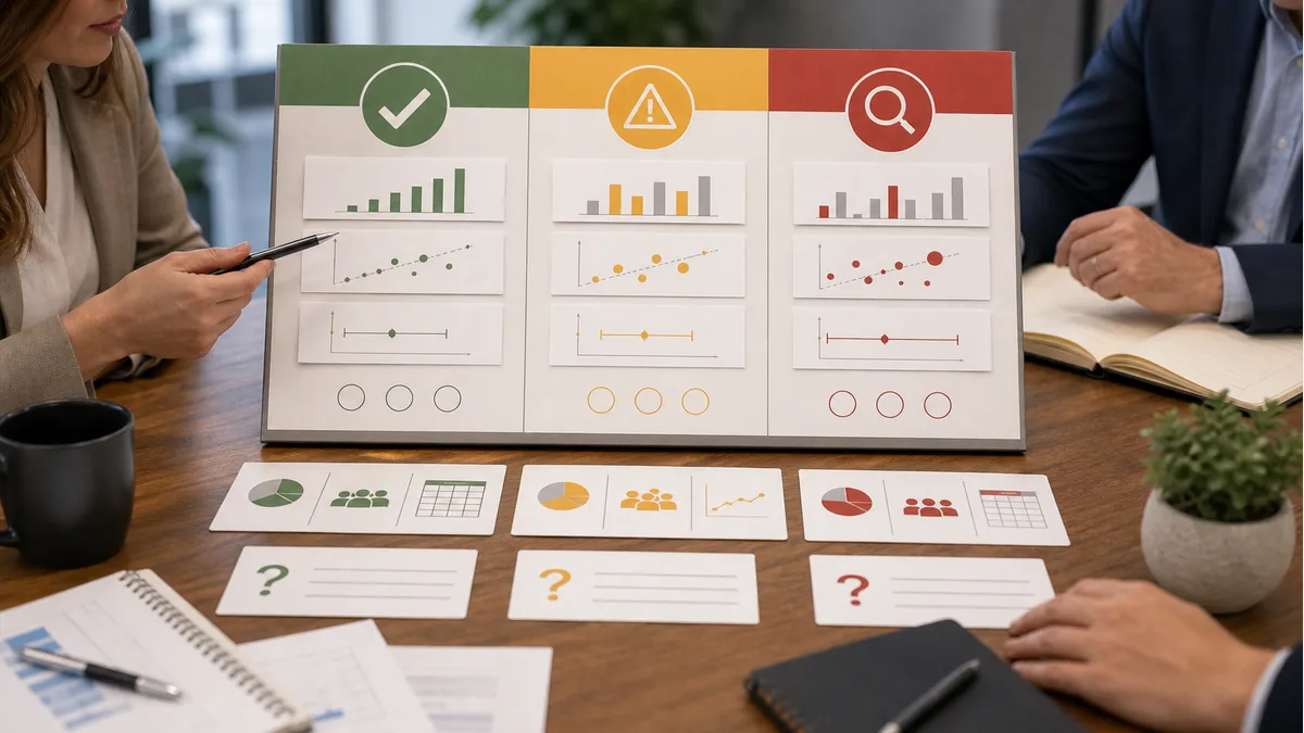 decision lanes for using a source now with caveats or requesting more evidence